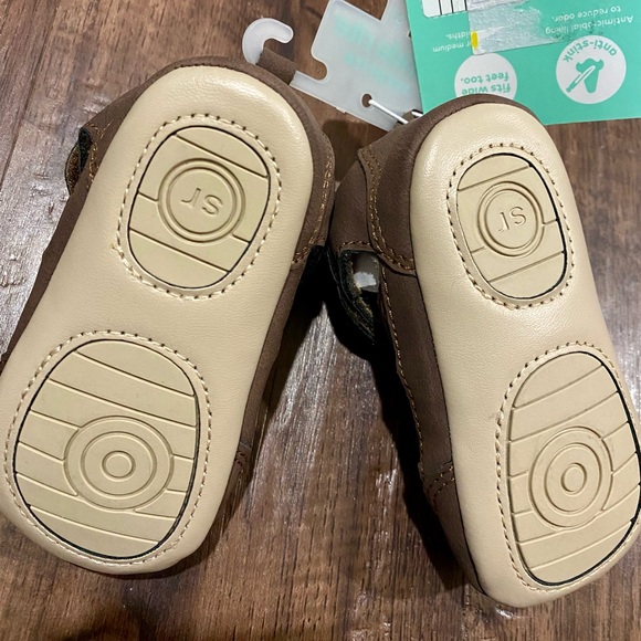 STRIDE RITE SURPRIZE brown baby shoes - Picture 3 of 6